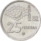 25 Pesetas 1980-1982, KM# 818, Spain, Juan Carlos I, 1982 Football (Soccer) World Cup in Spain