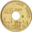 25 Pesetas 1993, KM# 920, Spain, Juan Carlos I, Spanish Autonomous Communities, Basque Country