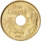 25 Pesetas 1990-1991, KM# 851, Spain, Juan Carlos I, Barcelona 1992 Summer Olympics, High Jump