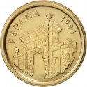 5 Pesetas 1994, KM# 931, Spain, Spanish Autonomous Communities, Aragon