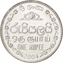 1 Rupee 1996-2004, KM# 136a, Sri Lanka