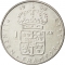 1 Krona 1968-1973, KM# 826a, Sweden, Gustaf VI Adolf