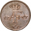 1 Öre 1751-1768, KM# 460, Sweden, Adolf Frederick