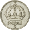 10 Öre 1942-1950, KM# 813, Sweden, Gustaf V