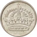 25 Öre 1952-1961, KM# 824, Sweden, Gustaf VI Adolf