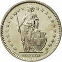 2 Francs 1968-2024, KM# 21a, Switzerland