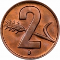 2 Rappen 1948-1974, KM# 47, Switzerland