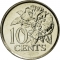 10 Cents 1976-2017, KM# 31, Trinidad and Tobago