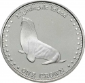 1 Crown 2011, Nightingale Island, Elizabeth II