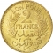 2 Francs 1921-1945, KM# 248, Tunisia, Naceur Bey, Habib Bey, Ahmed Bey