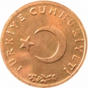 1 Kuruş 1963-1974, KM# 895a, Turkey