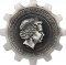 1 Dollar 2018, Tuvalu, Elizabeth II, Evolution of Industry, Steam Power