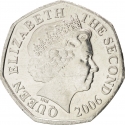 50 Pence 1998-2016, KM# 108, Jersey, Elizabeth II