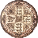 1 Crown 1847-1853, KM# 744, United Kingdom (Great Britain), Victoria