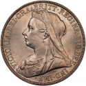 1 Florin 1893-1901, KM# 781, United Kingdom (Great Britain), Victoria