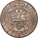 1 Florin 1893-1901, KM# 781, United Kingdom (Great Britain), Victoria