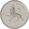 10 Pence 1992, KM# 938a, United Kingdom (Great Britain), Elizabeth II