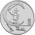 10 Pence 2018-2019, KM# 1528, United Kingdom (Great Britain), Elizabeth II, Quintessentially British A to Z, C - Cricket