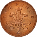 2 Pence 1992-1997, KM# 936a, United Kingdom (Great Britain), Elizabeth II