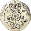 20 Pence 1998-2008, KM# 990, United Kingdom (Great Britain), Elizabeth II