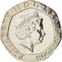 20 Pence 2008-2015, KM# 1111, United Kingdom (Great Britain), Elizabeth II