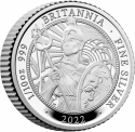 20 Pence 2022, Sp# BSC22, United Kingdom (Great Britain), Elizabeth II, Britannia