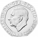20 Pence 2023-2025, United Kingdom (Great Britain), Charles III