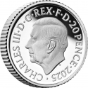 20 Pence 2025, United Kingdom (Great Britain), Charles III, Britannia