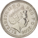 5 Pence 1998-2008, KM# 988, United Kingdom (Great Britain), Elizabeth II