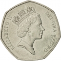 50 Pence 1992, KM# 963, United Kingdom (Great Britain), Elizabeth II, United Kingdom's Presidency of the Council of Ministers