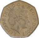 50 Pence 2007-2009, KM# 1073, United Kingdom (Great Britain), Elizabeth II, 100th Anniversary of the Foundation of the Scouting Movement