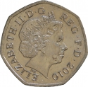 50 Pence 2010, KM# 1165, United Kingdom (Great Britain), Elizabeth II, 100th Anniversary of Girlguiding