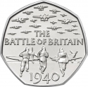 50 Pence 2015, Sp# H39, United Kingdom (Great Britain), Elizabeth II, 75th Anniversary of the Battle of Britain