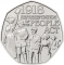 50 Pence 2018, KM# 1556, United Kingdom (Great Britain), Elizabeth II, 100th Anniversary of the Representation of the People Act