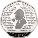 50 Pence 2019, Sp# H61, United Kingdom (Great Britain), Elizabeth II, 160th Anniversary of Birth of Arthur Conan Doyle