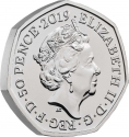 50 Pence 2019, Sp# H79, United Kingdom (Great Britain), Elizabeth II, The Snowman