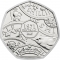 50 Pence 2021, Sp# H92, United Kingdom (Great Britain), Elizabeth II, 50th Anniversary of Decimalisation