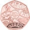 50 Pence 2021, Sp# H92, United Kingdom (Great Britain), Elizabeth II, 50th Anniversary of Decimalisation