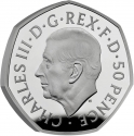 50 Pence 2022, United Kingdom (Great Britain), Charles III, Queen Elizabeth II Memorial Coin Collection