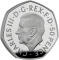 50 Pence 2022, United Kingdom (Great Britain), Charles III, Queen Elizabeth II Memorial Coin Collection