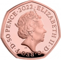 50 Pence 2022, Sp# H105, United Kingdom (Great Britain), Elizabeth II, Birmingham 2022 Commonwealth Games
