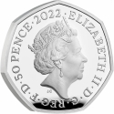 50 Pence 2022, Sp# H105, United Kingdom (Great Britain), Elizabeth II, Birmingham 2022 Commonwealth Games