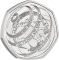 50 Pence 2022, Sp# H110, United Kingdom (Great Britain), Charles III, 100th Anniversary of the BBC