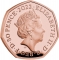 50 Pence 2022, Sp# H110, United Kingdom (Great Britain), Charles III, 100th Anniversary of the BBC
