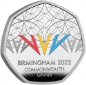 50 Pence 2022, Sp# H105, United Kingdom (Great Britain), Elizabeth II, Birmingham 2022 Commonwealth Games