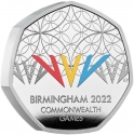 50 Pence 2022, Sp# H105, United Kingdom (Great Britain), Elizabeth II, Birmingham 2022 Commonwealth Games