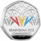 50 Pence 2022, Sp# H105, United Kingdom (Great Britain), Elizabeth II, Birmingham 2022 Commonwealth Games