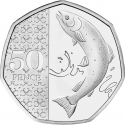 50 Pence 2023-2025, United Kingdom (Great Britain), Charles III