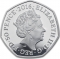 50 Pence 2016, Sp# H42, United Kingdom (Great Britain), Elizabeth II, Beatrix Potter’s The Tale of Peter Rabbit, 150th Anniversary of Birth of Beatrix Potter