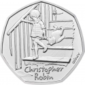 50 Pence 2020, Sp# H88, United Kingdom (Great Britain), Elizabeth II, Winnie the Pooh and Friends, Christopher Robin